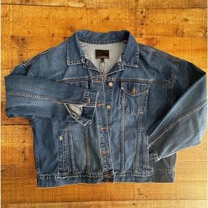 Banana Republic Denim Jean Jacket Medium Wash Womens XL